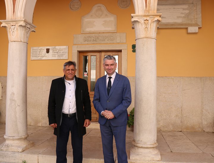 Župan Miletić službeno posjetio Općinu Bale