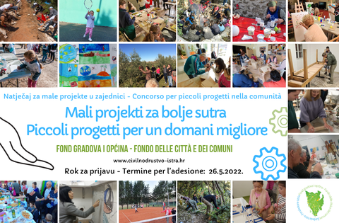 Otvoren natječaj za male projekte u zajednici “Mali projekti za bolje sutra”