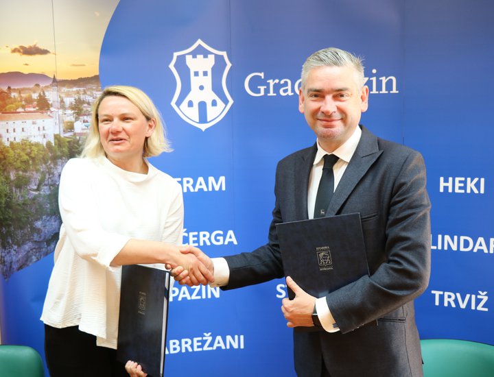 Župan Miletić na radnom sastanku s gradonačelnicom Grada Pazina