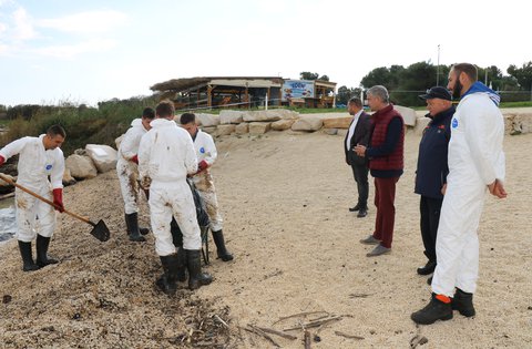 Il presidente Miletić ha visitato le zone inquinate di Lisignano