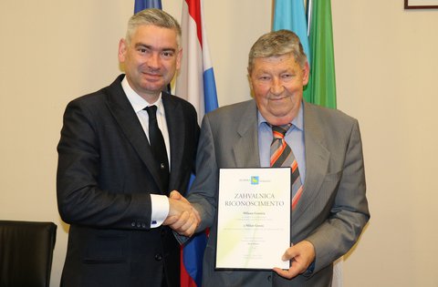 Župan Miletić upriličio prijem za donatora Milana Grozića