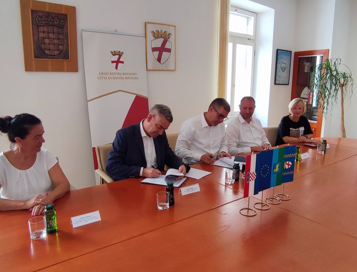 Župan Miletić i gradonačelnik Rovinja-Rovigno Paliaga potpisali Ugovor o zamjeni nekretnina