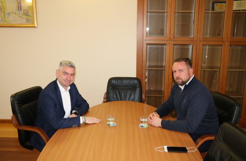 Župan Miletić održao radni sastanak s načelnikom Općine Žminj