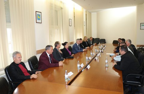 Ricevimento per una delegazione dell'Università degli Studi di Prizren