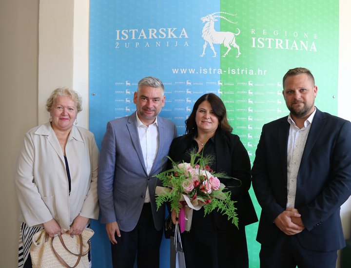 Il presidente Miletić ha ricevuto la manager dell'anno Arijela Draguzet